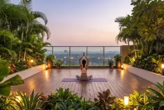 Yoga Zone at AIM Vyana